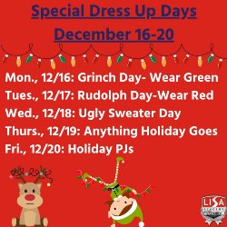 Rudolph Day: Wear Red