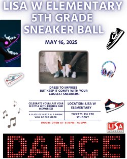 LISA Academy West Elementary sneaker ball